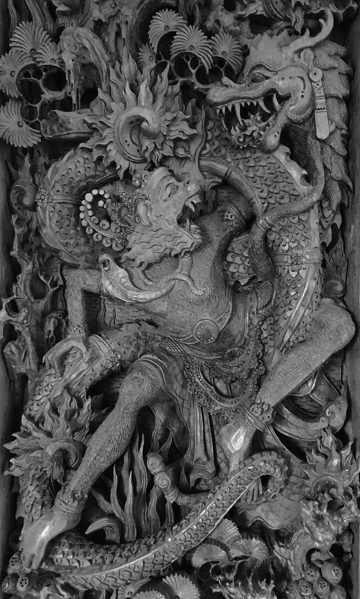 Detail Lukisan Naga Bali Nomer 43