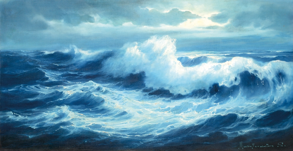 Detail Lukisan Ombak Laut Nomer 16
