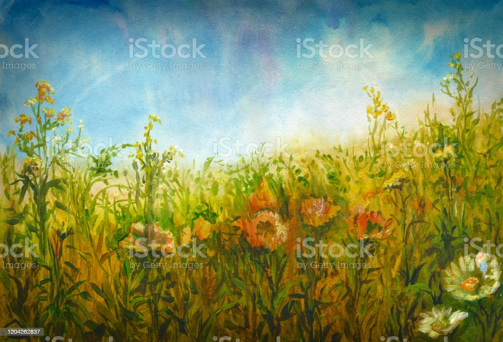 Detail Lukisan Padang Rumput Nomer 9