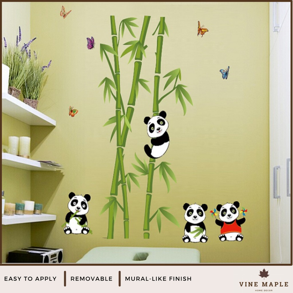 Detail Lukisan Panda Di Dinding Nomer 16