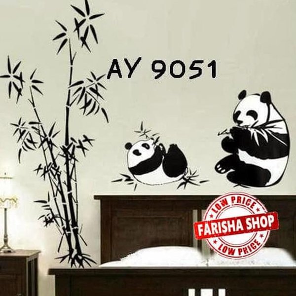 Detail Lukisan Panda Di Dinding Nomer 34