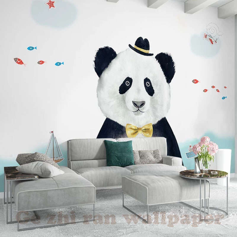 Detail Lukisan Panda Di Dinding Nomer 9