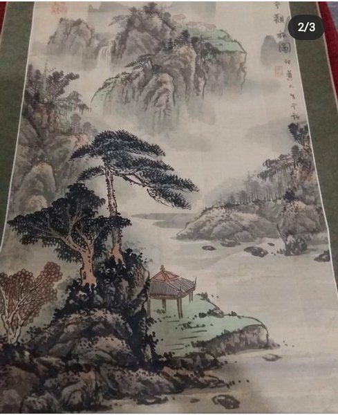 Detail Lukisan Pemandangan Cina Kuno Nomer 13