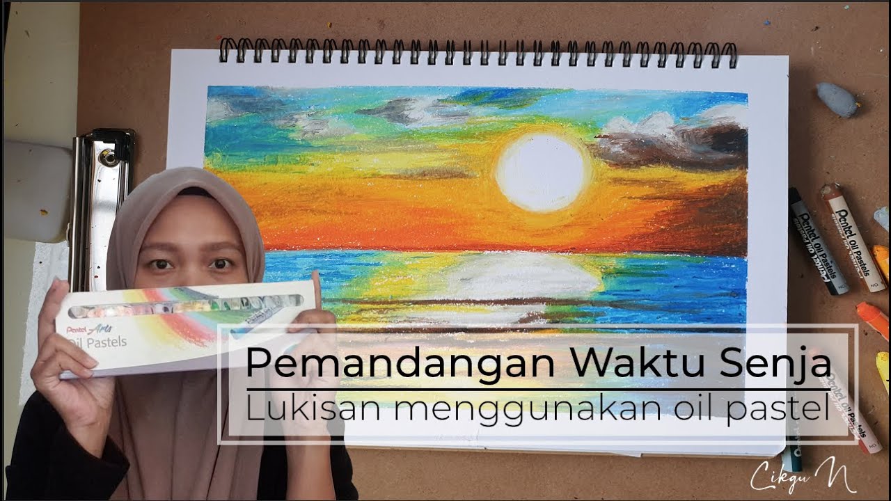 Detail Lukisan Pemandangan Senja Simple Nomer 39