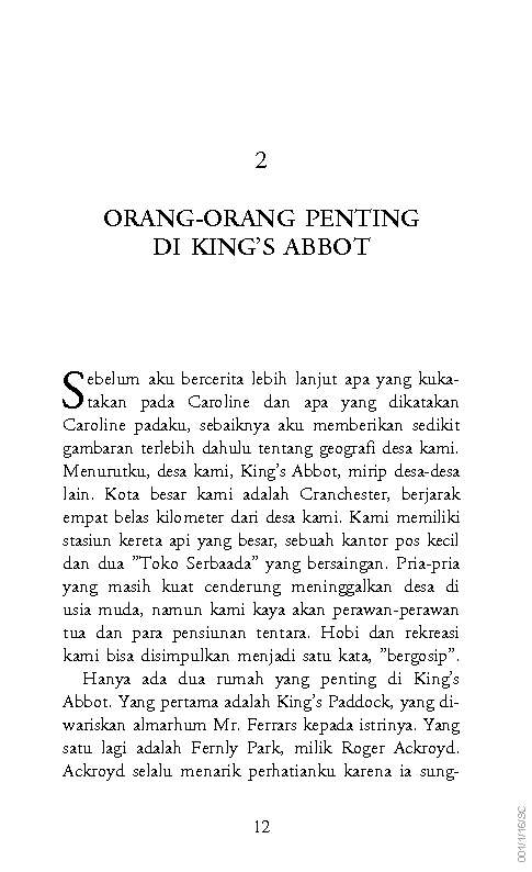 Detail Pembunuhan Atas Roger Ackroyd Nomer 34