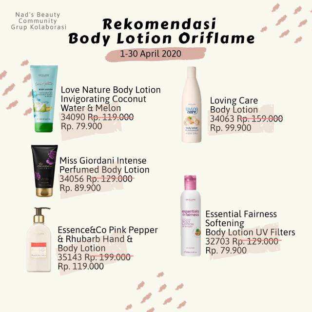 Detail Pemutih Kulit Oriflame Nomer 39