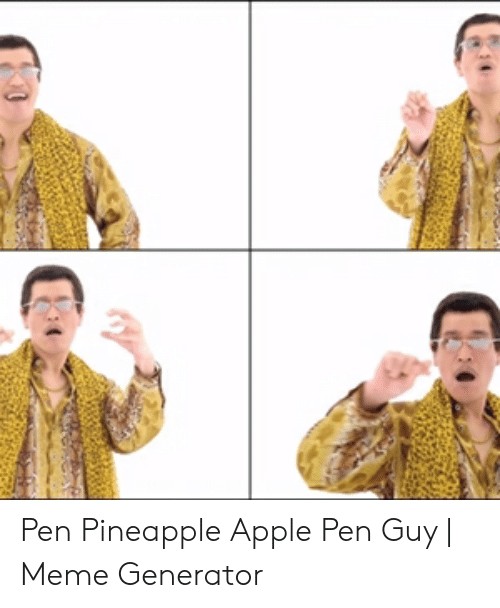 Detail Pen Pineapple Apple Pen Meme Nomer 8