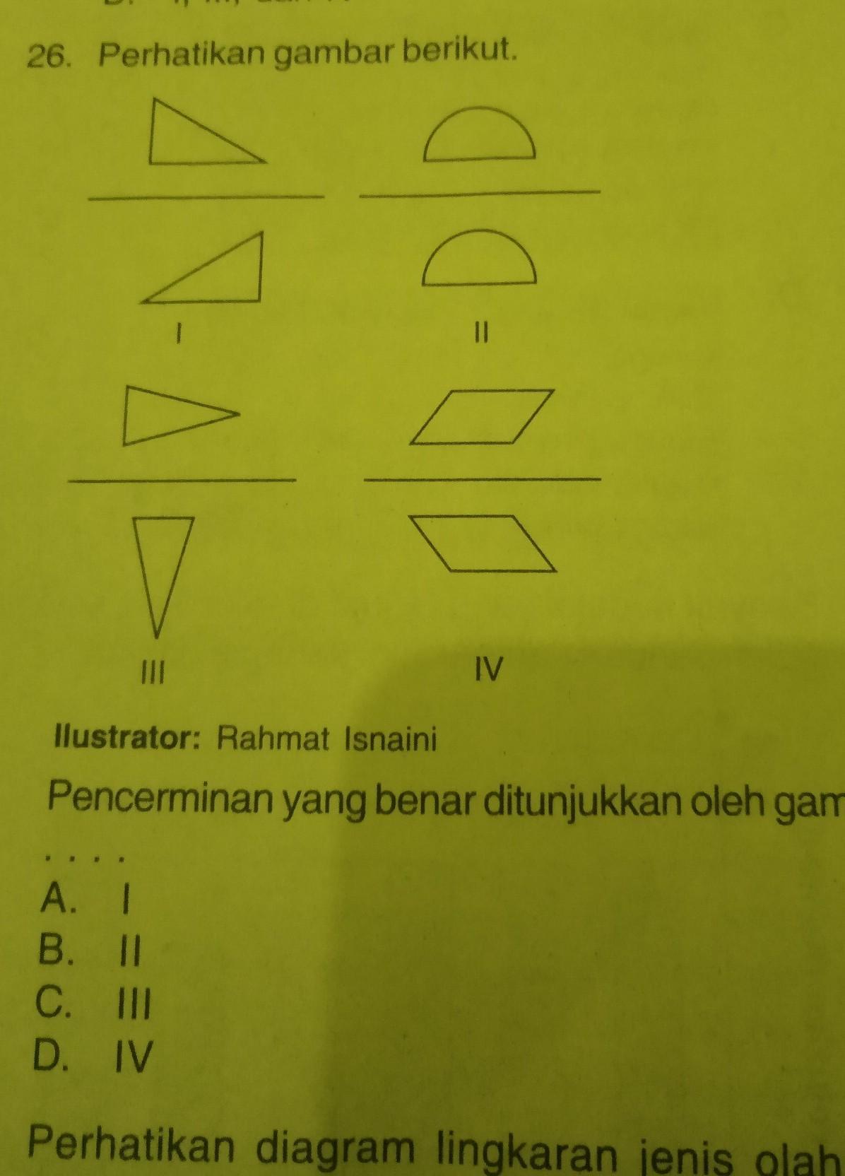 Detail Pencerminan Yang Benar Ditunjukkan Oleh Gambar Nomer 4