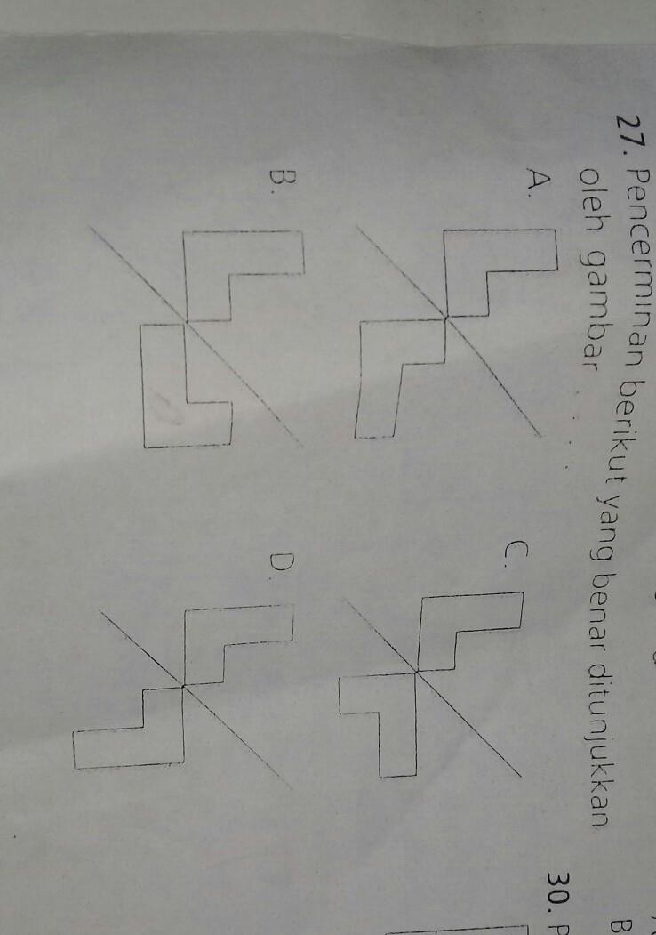 Detail Pencerminan Yang Benar Ditunjukkan Oleh Gambar Nomer 32