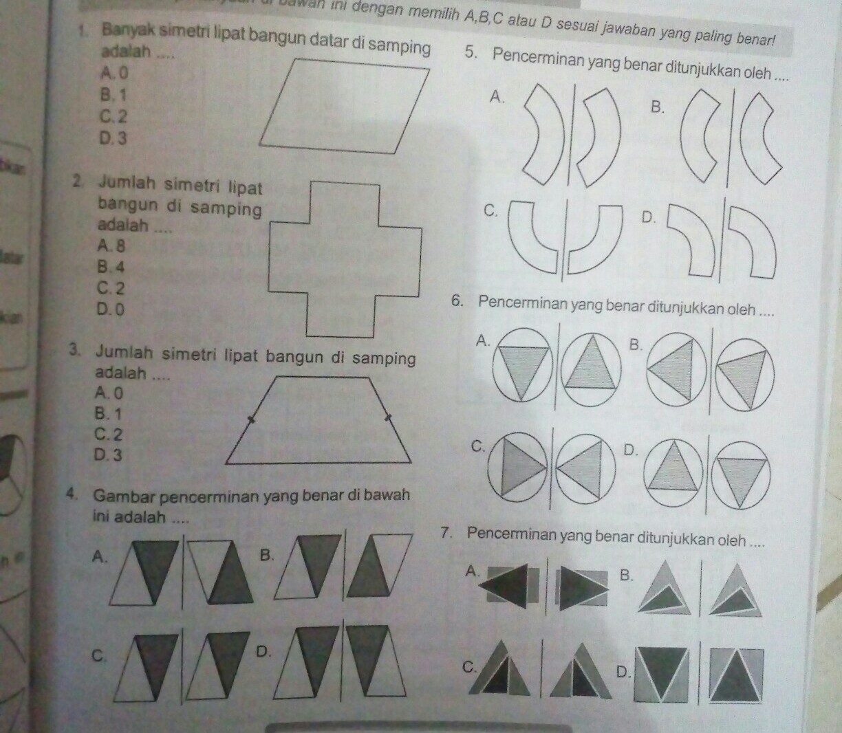 Detail Pencerminan Yang Benar Ditunjukkan Oleh Gambar Nomer 53