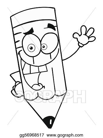 Detail Pencil Clipart Black And White Nomer 31