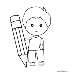 Detail Pencil Clipart Black And White Nomer 40