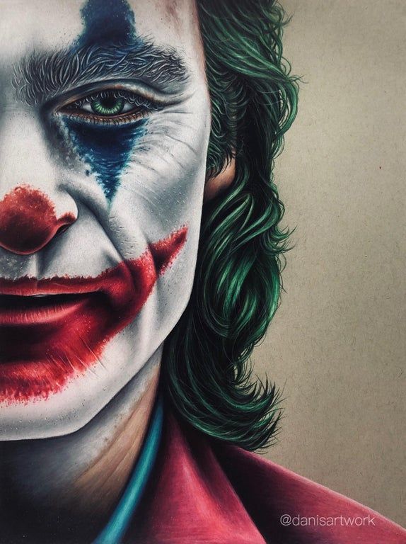 Detail Pencil Drawing Joker Nomer 3