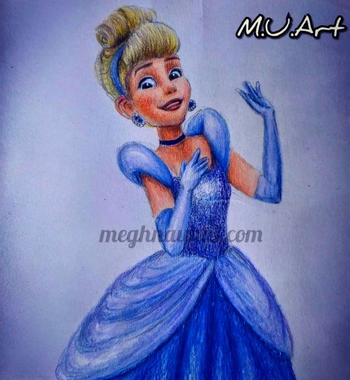 Detail Pencil Drawings Of Cinderella Nomer 25