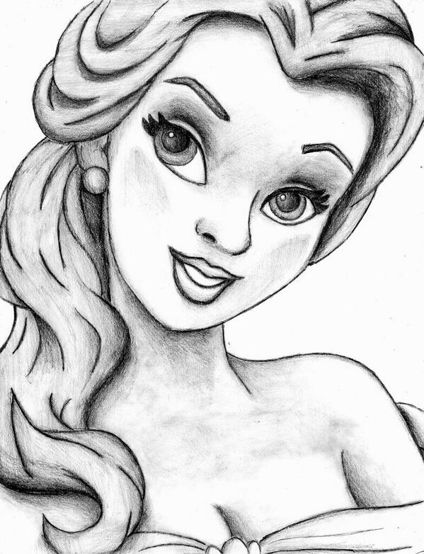 Detail Pencil Drawings Of Cinderella Nomer 45