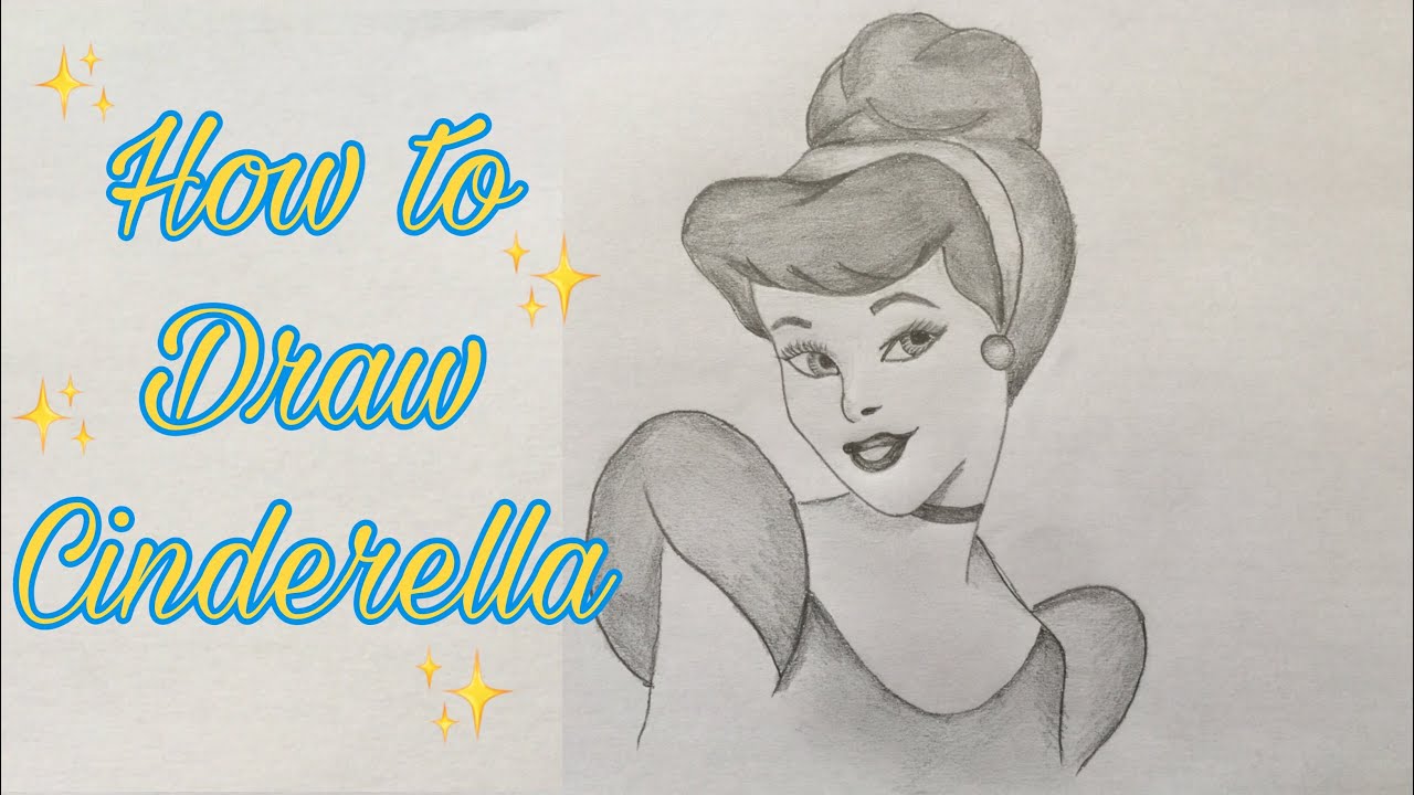 Detail Pencil Drawings Of Cinderella Nomer 6