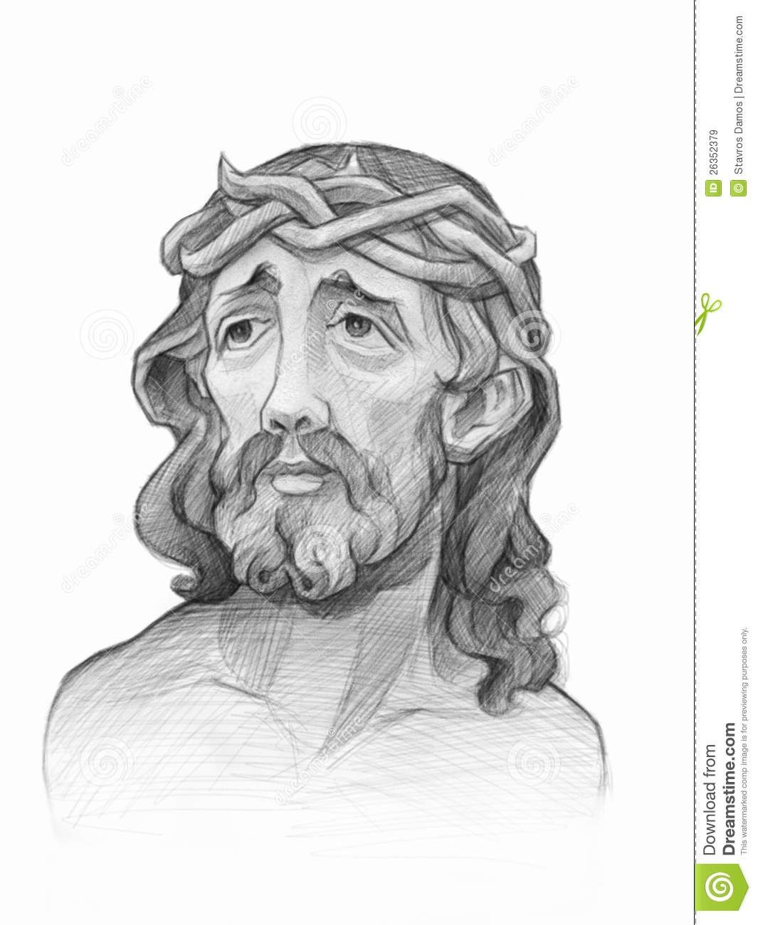 Detail Pencil Drawings Of Jesus Download Nomer 14