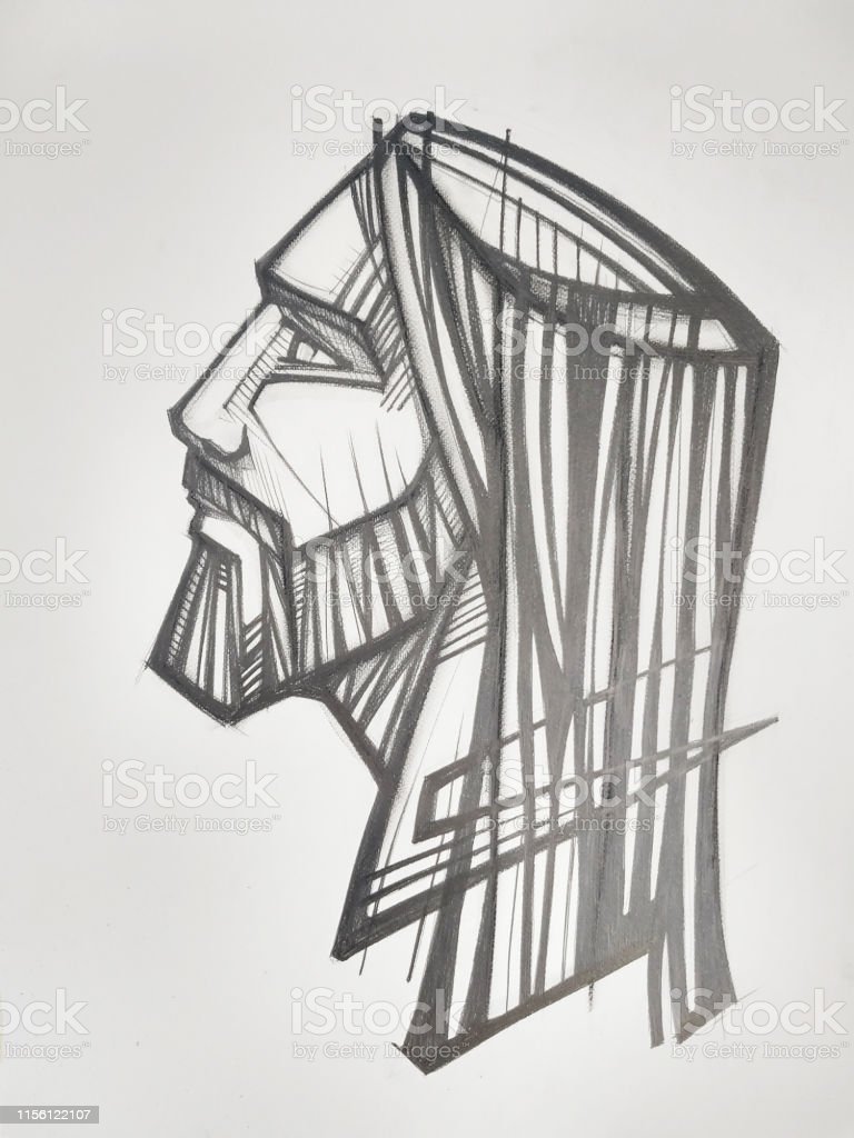 Detail Pencil Drawings Of Jesus Download Nomer 18