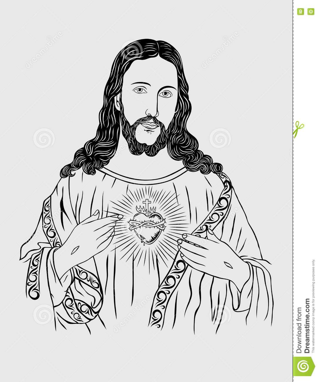 Detail Pencil Drawings Of Jesus Download Nomer 25
