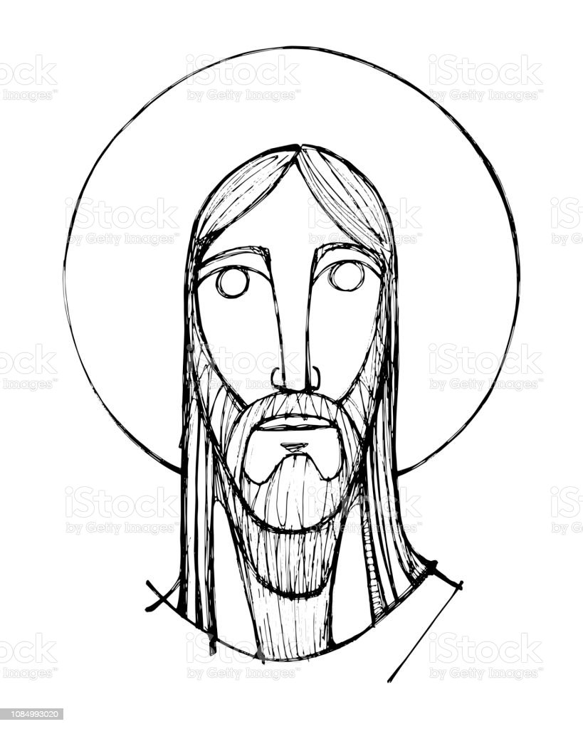 Detail Pencil Drawings Of Jesus Download Nomer 29