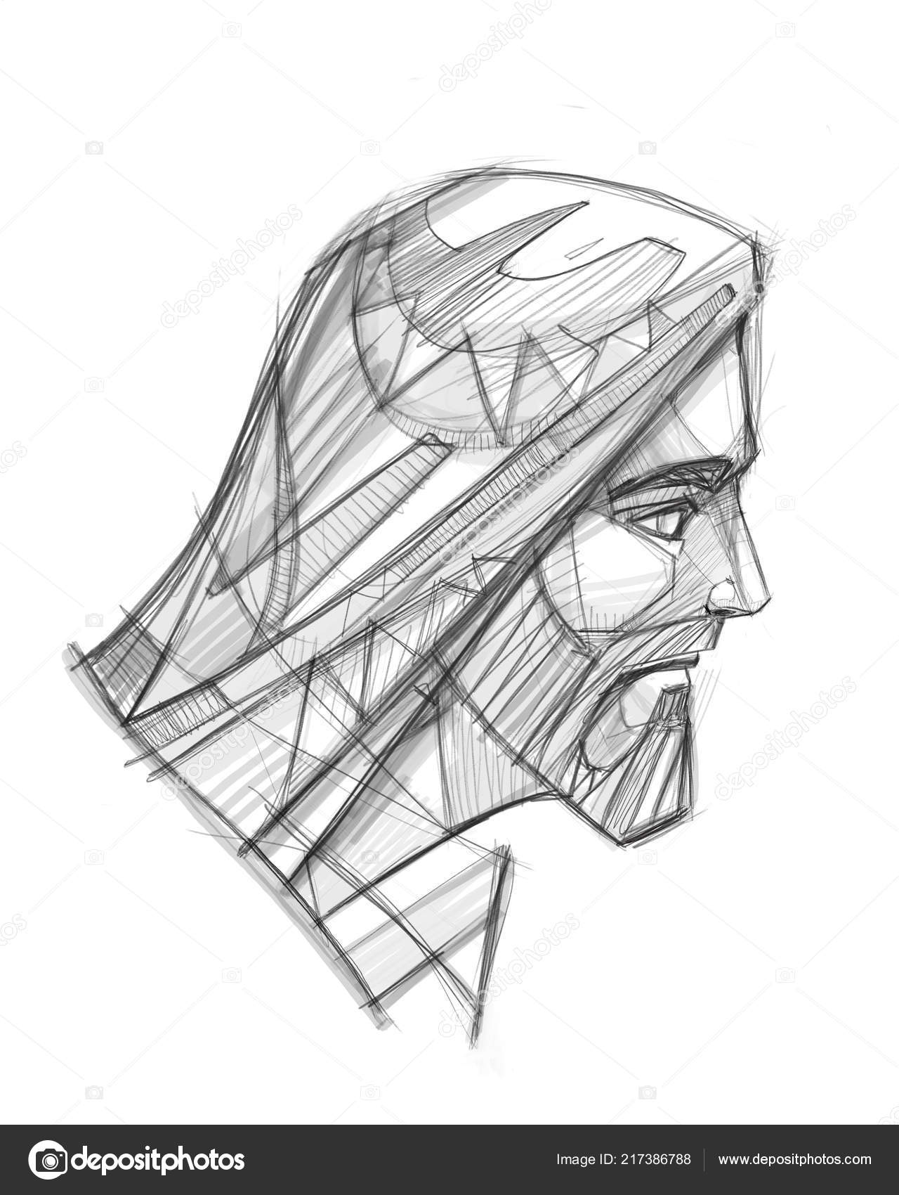 Detail Pencil Drawings Of Jesus Download Nomer 33