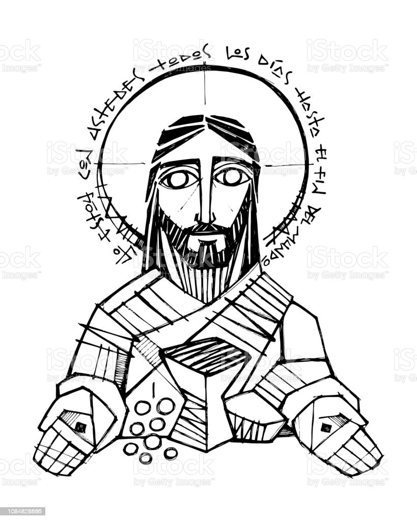 Detail Pencil Drawings Of Jesus Download Nomer 35