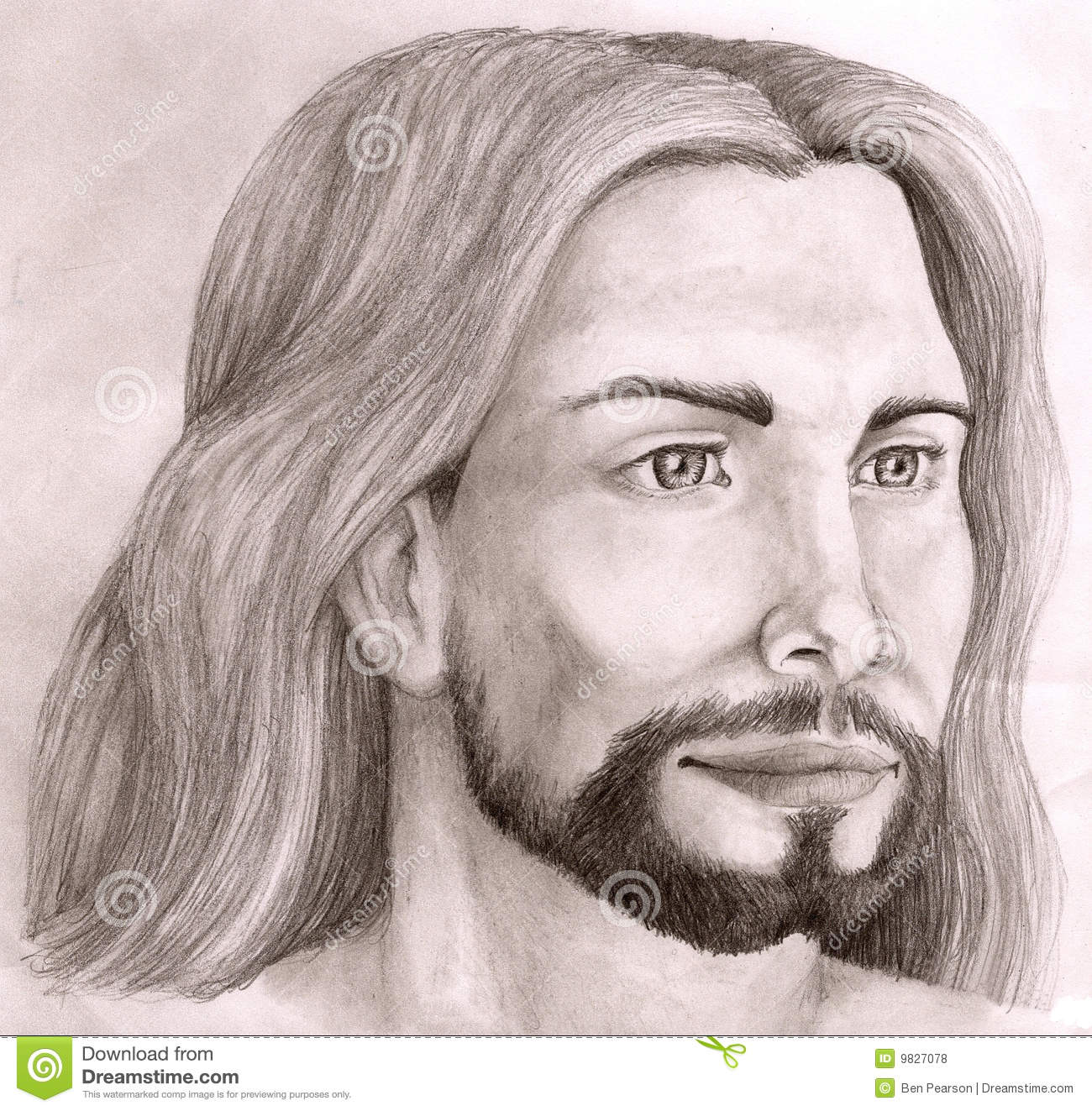 Detail Pencil Drawings Of Jesus Download Nomer 40