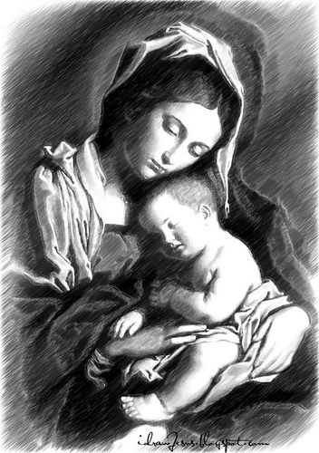 Detail Pencil Drawings Of Jesus Download Nomer 47
