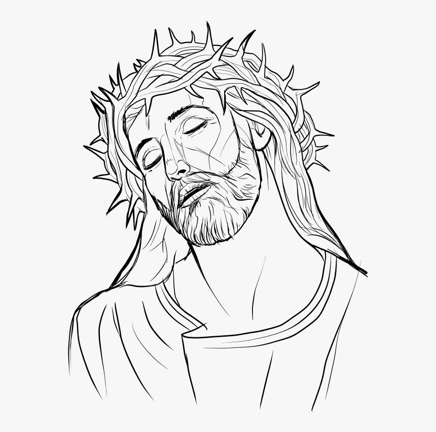 Detail Pencil Drawings Of Jesus Download Nomer 4