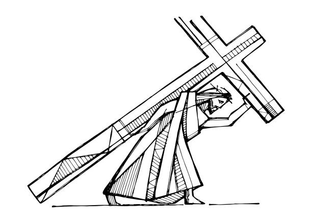 Detail Pencil Drawings Of Jesus On The Cross Nomer 35