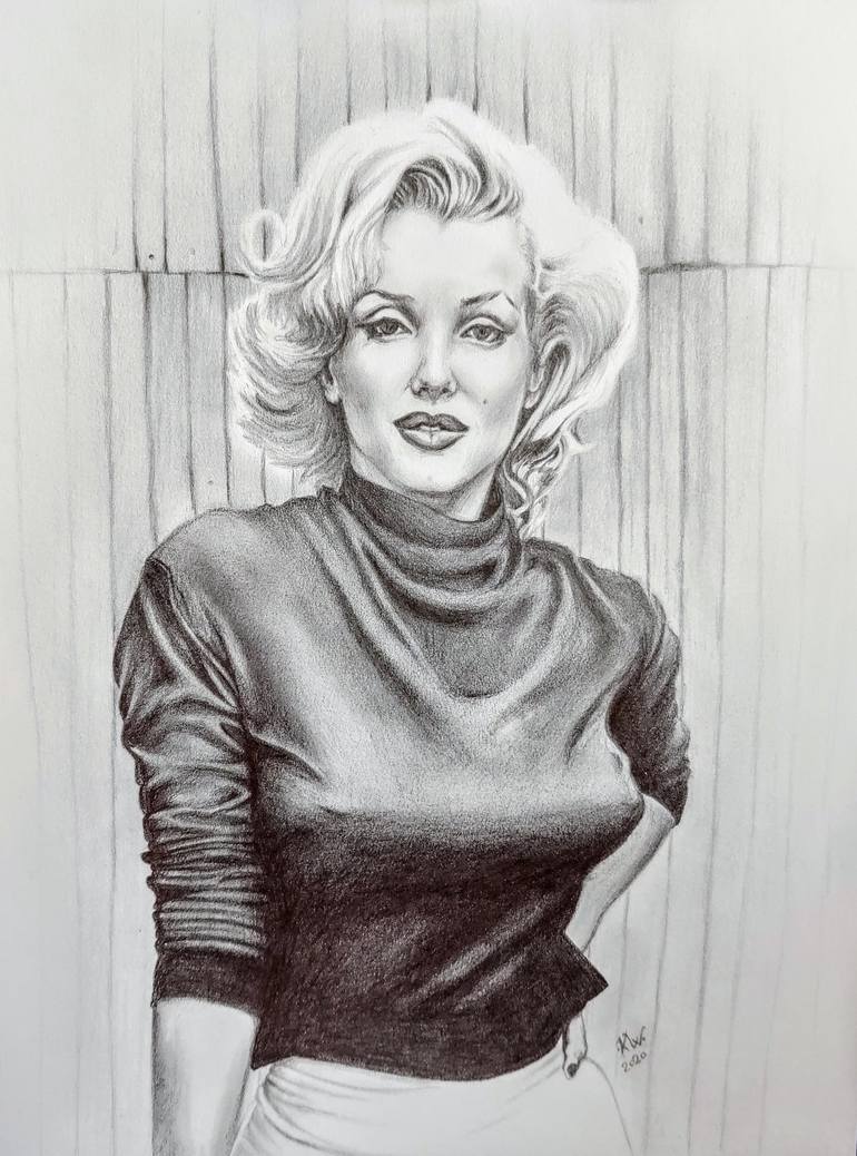 Pencil Drawings Of Marilyn Monroe - KibrisPDR