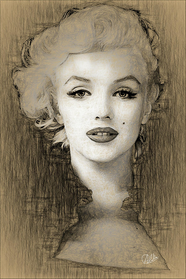 Detail Pencil Drawings Of Marilyn Monroe Nomer 11