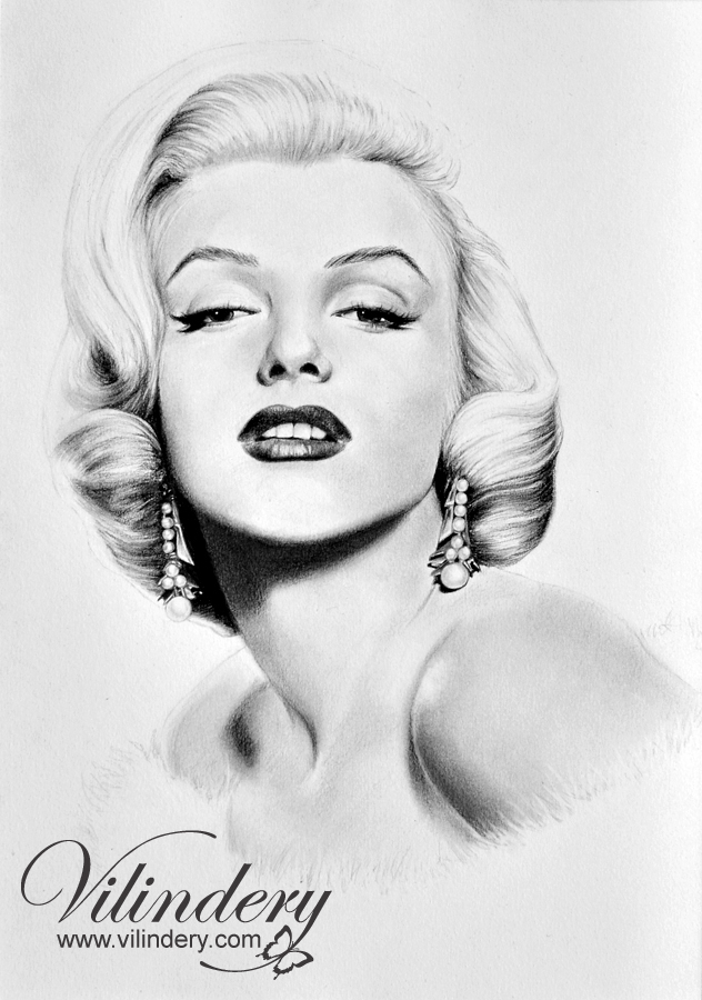 Detail Pencil Drawings Of Marilyn Monroe Nomer 14