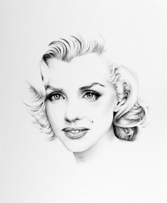Detail Pencil Drawings Of Marilyn Monroe Nomer 21