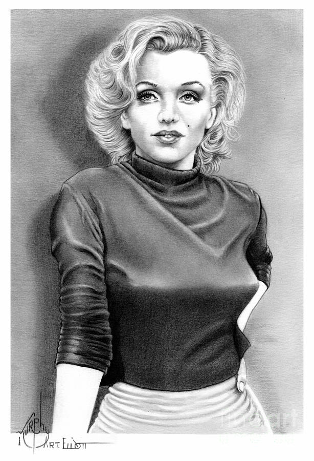 Detail Pencil Drawings Of Marilyn Monroe Nomer 22