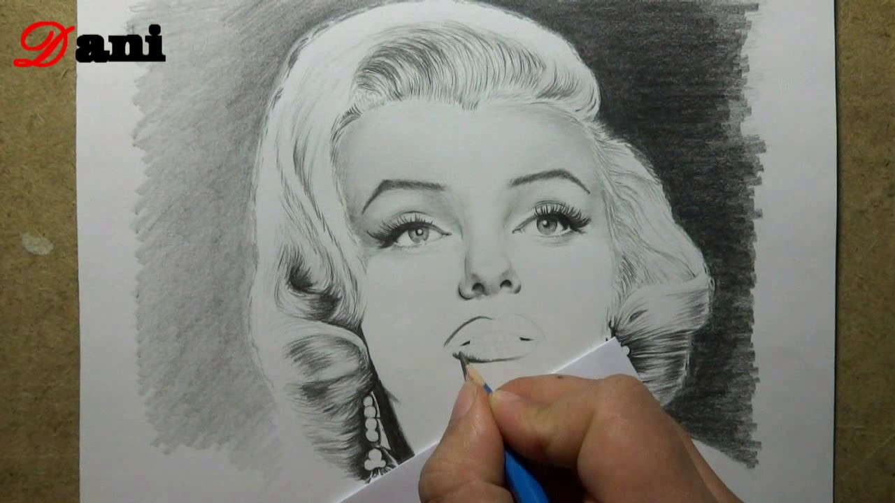 Detail Pencil Drawings Of Marilyn Monroe Nomer 30