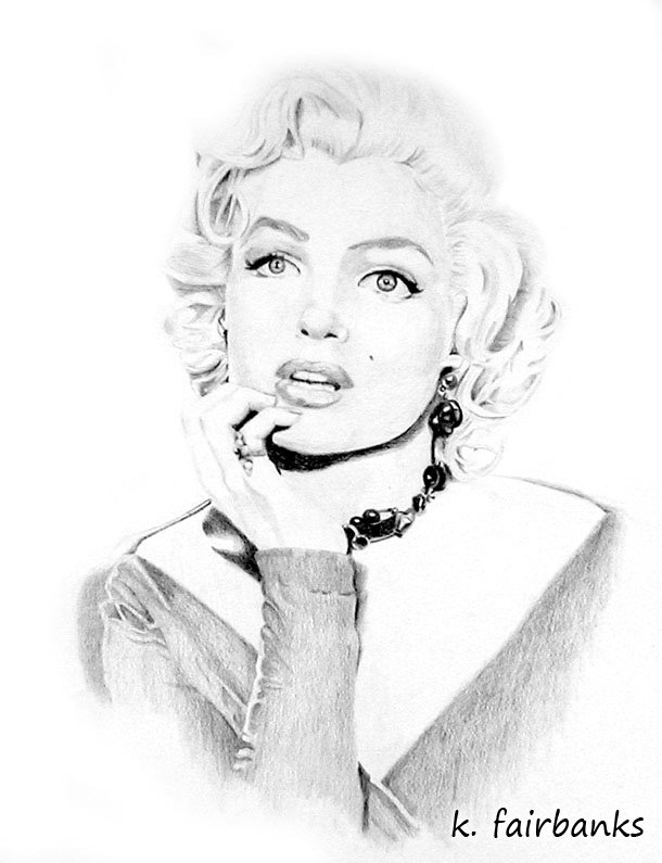 Detail Pencil Drawings Of Marilyn Monroe Nomer 44