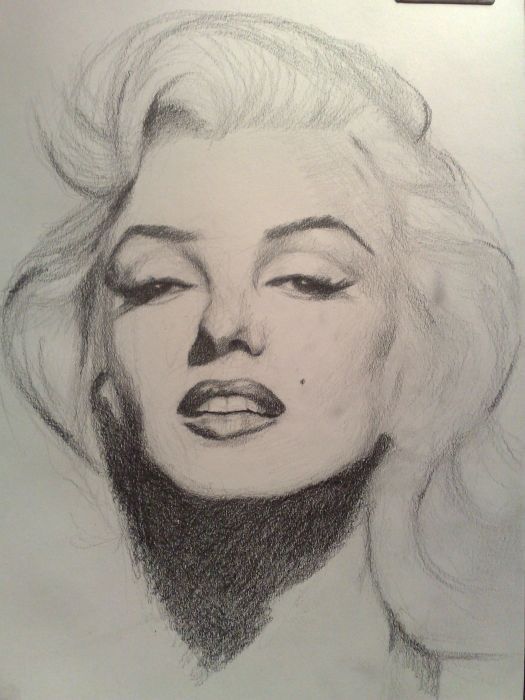 Detail Pencil Drawings Of Marilyn Monroe Nomer 50