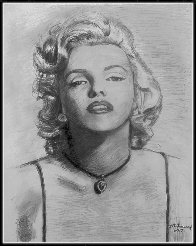 Detail Pencil Drawings Of Marilyn Monroe Nomer 56