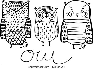 Detail Pencil Drawings Of Owls Nomer 39