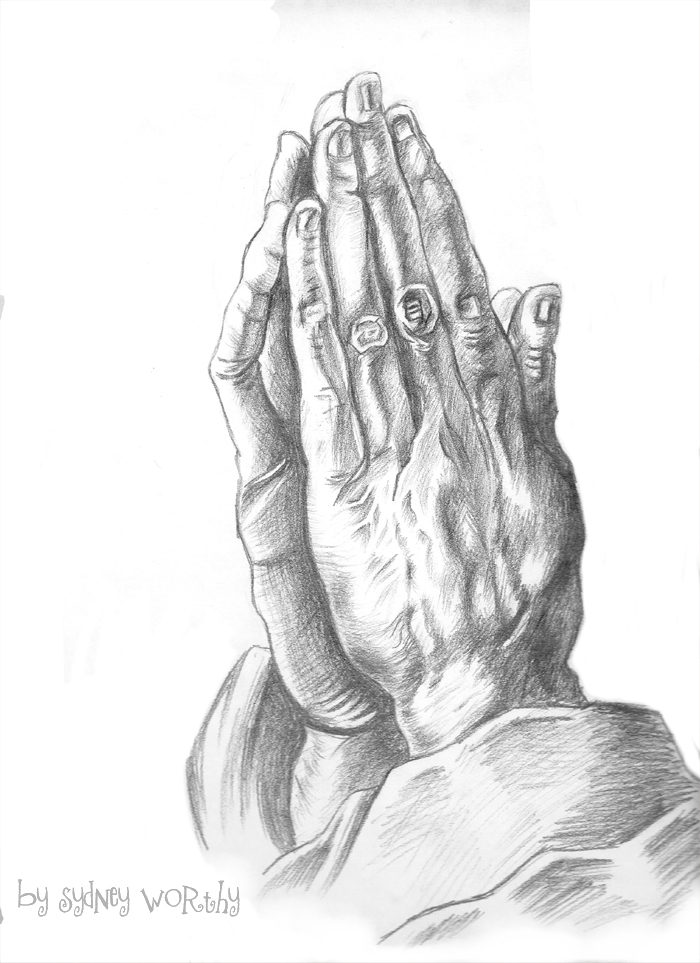 Detail Pencil Drawings Of Praying Hands Nomer 24