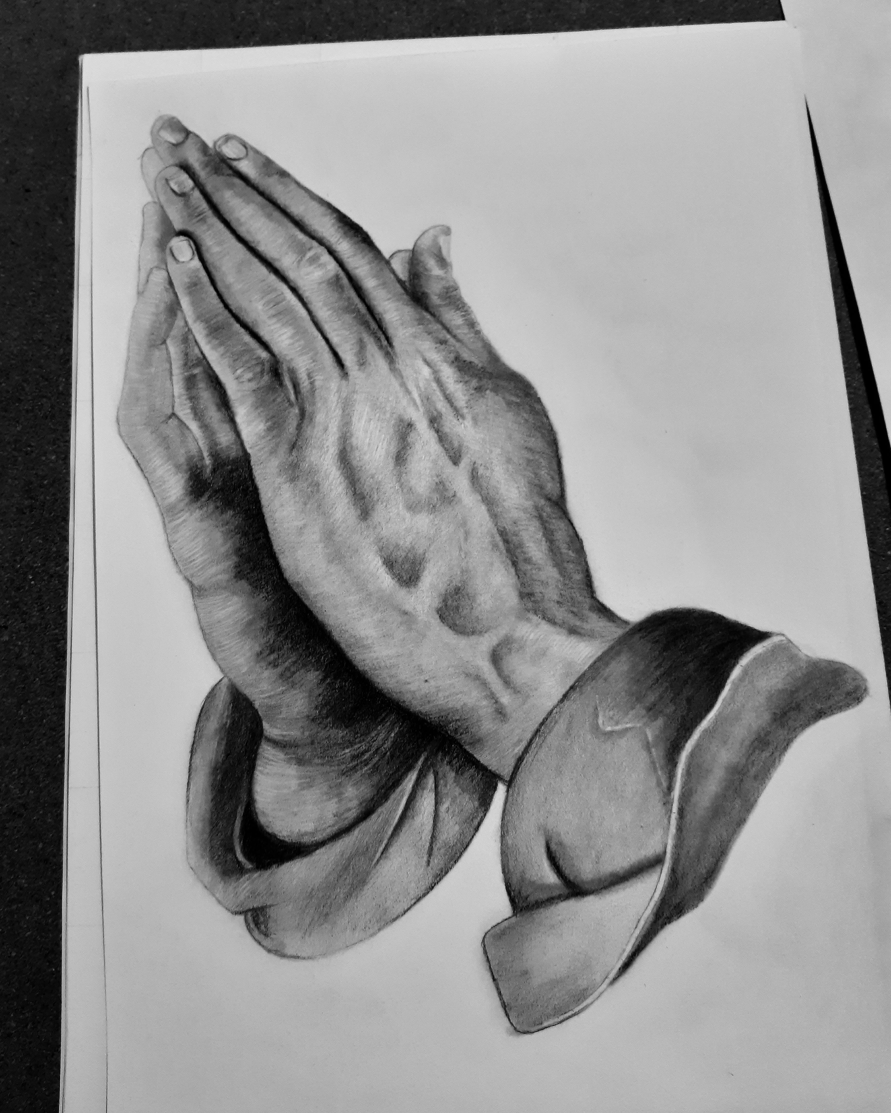 Detail Pencil Drawings Of Praying Hands Nomer 27