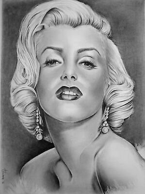Detail Pencil Marilyn Monroe Drawing Nomer 14
