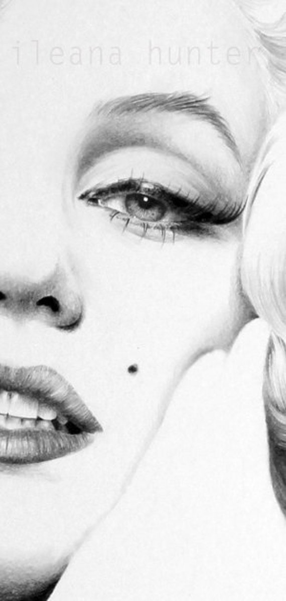 Detail Pencil Marilyn Monroe Drawing Nomer 4