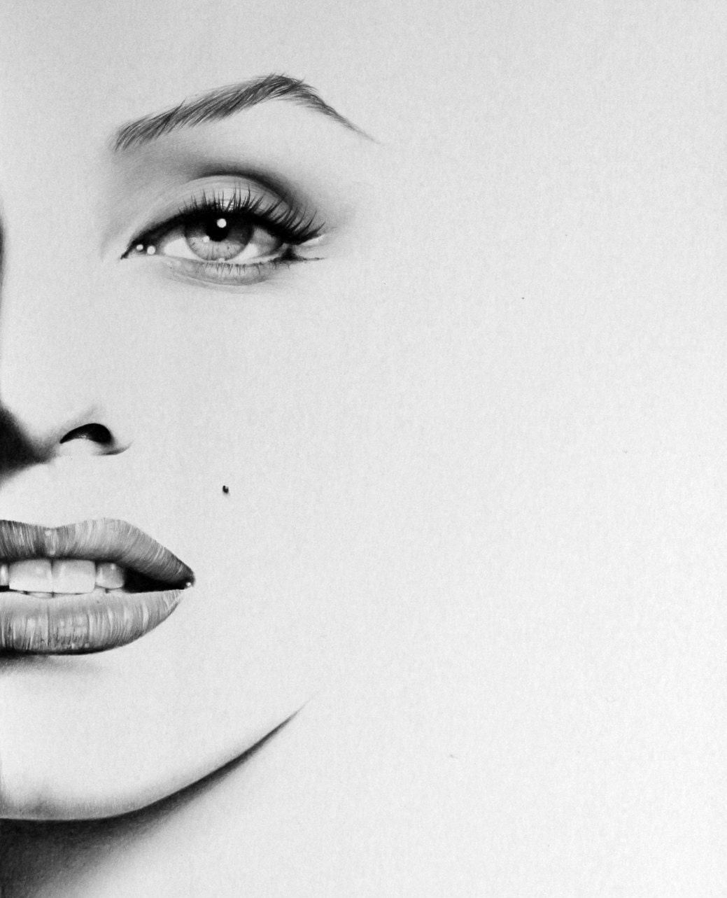 Detail Pencil Marilyn Monroe Drawing Nomer 31