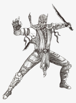 Detail Pencil Scorpion Mortal Kombat Drawing Nomer 38