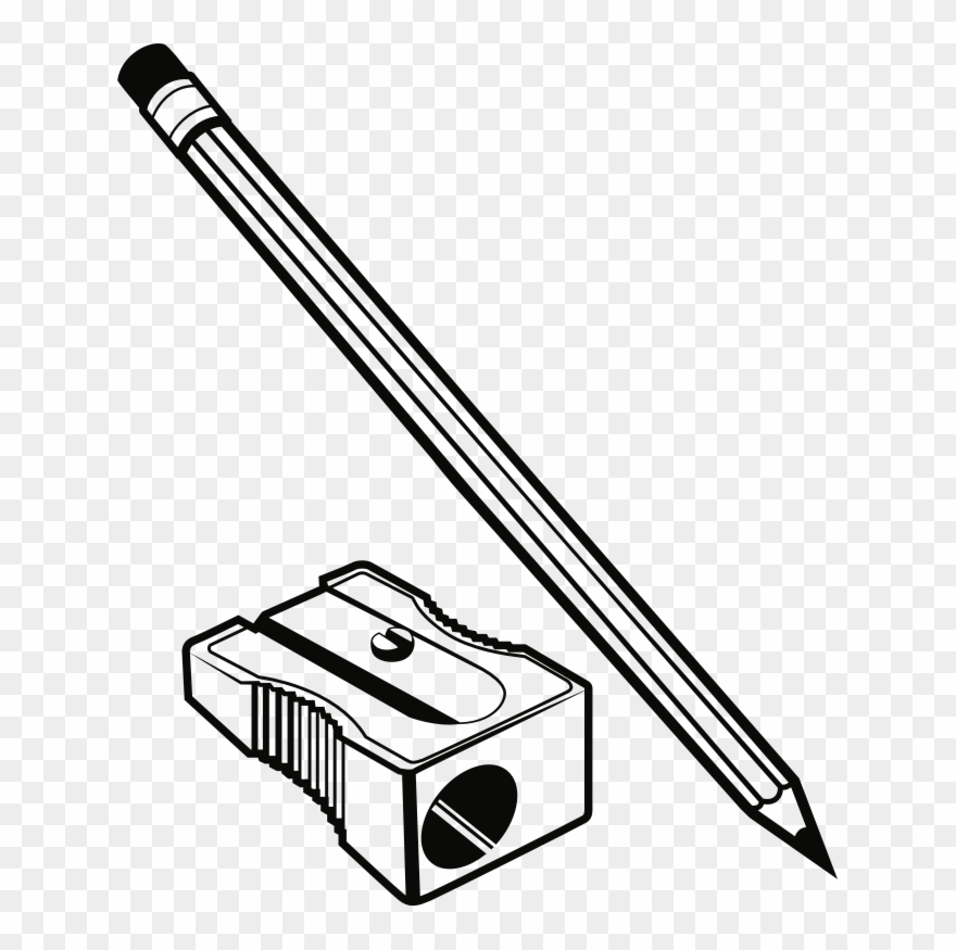 Detail Pencil Sharpener Clipart Black And White Nomer 10