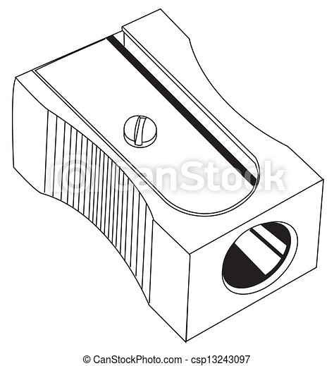 Detail Pencil Sharpener Clipart Black And White Nomer 37