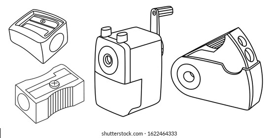 Detail Pencil Sharpener Clipart Black And White Nomer 3