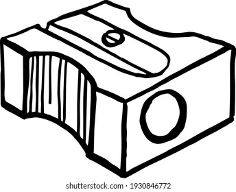 Detail Pencil Sharpener Clipart Black And White Nomer 45